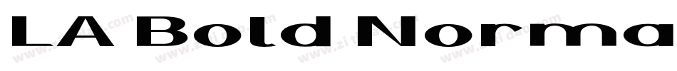 LA Bold Normal字体转换